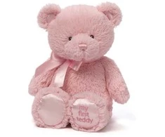 GUND Mano pirmasis pliušinis meškutis, rožinis, 25 cm