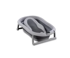 Sulankstoma vonia Bath &amp; Care su termometru ir gultuku, Dark pilkas