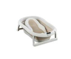 Sulankstoma vonia Bath &amp; Care su termometru ir gultuku, rusvai gelsvas