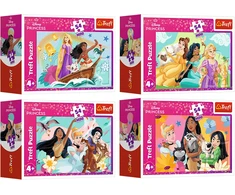 TREFL DISNEY PRINCESS mini dėlionė „Princesės“ 54 det.