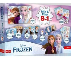 TREFL FROZEN 8in1 Mix&amp;play stalo žaidimų rinkinys