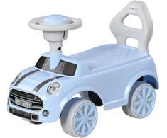 AIYAPLAY Vaikiškas automobilis su čiuožykla, vaikiška transporto priemonė, vaikiškas automobilis, automobilis su čiuožykla, čiuožykla vaikams, šviesiai mėlyna, 53 x 52 x 35 cm