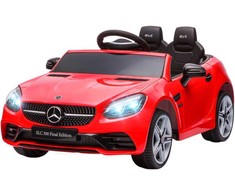 AIYAPLAY vaikiškas elektrinis automobilis, 12V vaikiškas automobilis su 2.4G nuotolinio valdymo pultu, muzikiniu USB, LED žibintais, elektrinis automobilis su garso signalu, saugos diržu, 3-5 km/h, skirtas 3-6 metų vaikams, raudonos spalvos