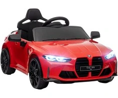 AIYAPLAY vaikiškas elektromobilis 12V su 2,4G nuotolinio valdymo pulteliu, pakaba, MP3, USB, LED žibintais, garsiniu signalu, 3–5 metų vaikams | Aosom