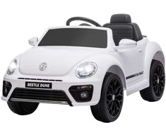 AIYAPLAY vaikiškas elektrinis automobilis 12V vaikiškas automobilis su 2.4G nuotolinio valdymo pulteliu, muzika, garso signalas, elektrinis automobilis su LED žibintais, USB/MP3 jungtis, 3-5 km/h, 3-5 metų vaikams, baltas