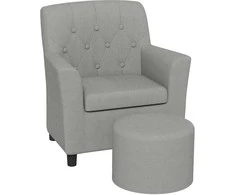 AIYAPLAY vaikiškas fotelis vaikiška sofa su kojūgaliais vaikiška sofa nuo 18 mėnesių vaikiški baldai vaikų kambario baldai vaikų kambario baldai lino išvaizdos eukalipto mediena pilka 45 x 43 x 50,5 cm