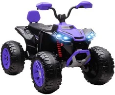 AIYAPLAY Vaikiski sk elektrinis keturratis, 24V elektrin k transporto priemon su 4 ratais, priekiniais žibintais, USB jungtimi, MP3 funkcija, 6,5 km/h, 3-8 metai