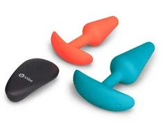 Dreamtoys B-VIBE BUTTIES ANALINIS TRENIRUOČIŲ RINKINYS (2 VNT.)