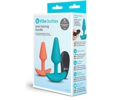 Dreamtoys B-VIBE BUTTIES ANALINIS TRENIRUOČIŲ RINKINYS (2 VNT.)