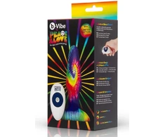 Dreamtoys B-VIBE PEACE AND LOVE TIE DYE ANALINIS KAIŠTIS SU KRAŠTU