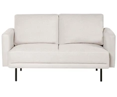 Beliani 2 vietų sofa BREDA šviesiai smėlio spalvos
