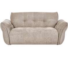 Beliani 2 vietų sofa HALBA smėlio pilkos spalvos