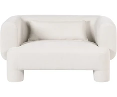 Beliani 2 vietų sofa HOGBO balta