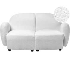 Beliani 2 vietų sofa JULE, Boucle, balkšva