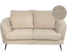 Beliani 2 vietų sofa KJAER Boucle šviesiai smėlio spalvos