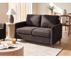 Beliani 2 vietų sofa MARE, tamsiai ruda