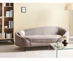 Beliani 2 vietų sofa SAVAR, ruda