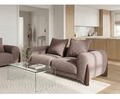 Beliani 2 vietų sofa VINLIDEN, boucle, ruda