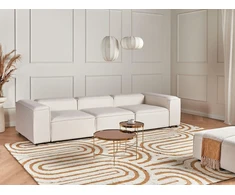 Beliani 3 vietų modulinė sofa ARDAL Boucle, balkšva