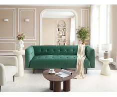 Beliani 3 vietų sofa BYSKE žalia