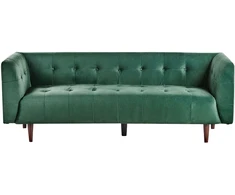 Beliani 3 vietų sofa BYSKE žalia