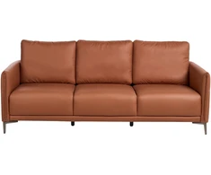 Beliani 3 vietų sofa CILENS Aukso ruda