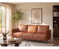 Beliani 3 vietų sofa CILENS Aukso ruda