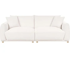 Beliani 3 vietų sofa JUBEK, balta