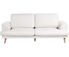 Beliani 3 vietų sofa KILDAL šviesiai smėlio spalvos