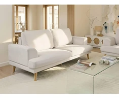 Beliani 3 vietų sofa KILDAL šviesiai smėlio spalvos
