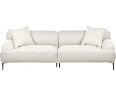 Beliani 3 vietų sofa MATILA šviesiai smėlio spalvos