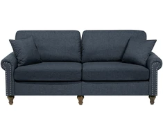 Beliani 3 vietų sofa OTRA tamsiai pilka