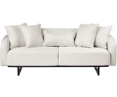 Beliani 3 vietų sofa SVANEK, balta