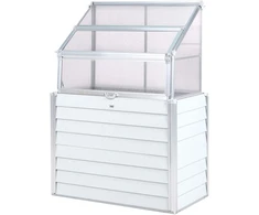 Beliani Balkoninis šiltnamis NOVOLI, kreminės baltos spalvos, 62 cm