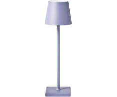 Beliani Belaidė LED stalinė lempa BACEIRO metalinė šviesiai violetinė