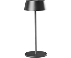 Beliani Belaidė LED stalinė lempa GUDER su reguliatoriumi, metalinė, juoda