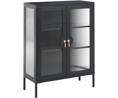 Beliani Biro spintelė GLEORA, metalinė, juoda