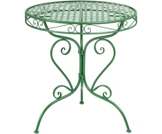 Beliani Bistro staliukas ALBINIA, 70 × 70 cm, metalinis, žalias