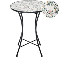 Beliani Bistro staliukas COLLIO 60 cm metalinis juodas