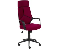 Beliani Biuro kėdė DELIGHT bordo spalvos
