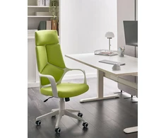 Beliani Biuro kėdė DELIGHT II laimo spalvos