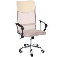 Beliani Biuro kėdė DESIGN Smėlio spalvos