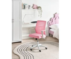 Beliani Biuro kėdė RADIANT rožinė