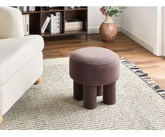 Beliani CANBY Boucle pufas, ruda