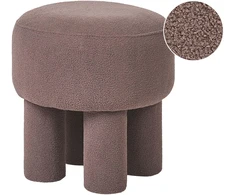 Beliani CANBY Boucle pufas, ruda