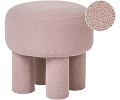 Beliani CANBY Boucle taburetė smėlio spalvos