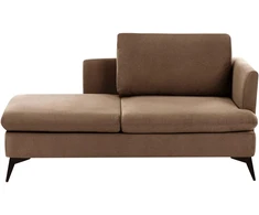 Beliani Dešininė gulto sofa SIEVOZ Ruda