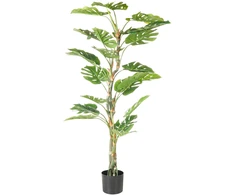 Beliani Dirbtinė monstera 155 cm žalia
