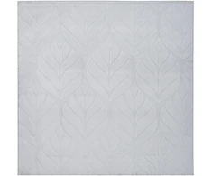 Beliani Dirbtinio kailio kilimas MITCHELL šviesiai pilkas 160 x 160 cm