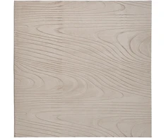 Beliani Dirbtinio kailio kilimas ONTAKE smėlio spalvos 160 x 160 cm